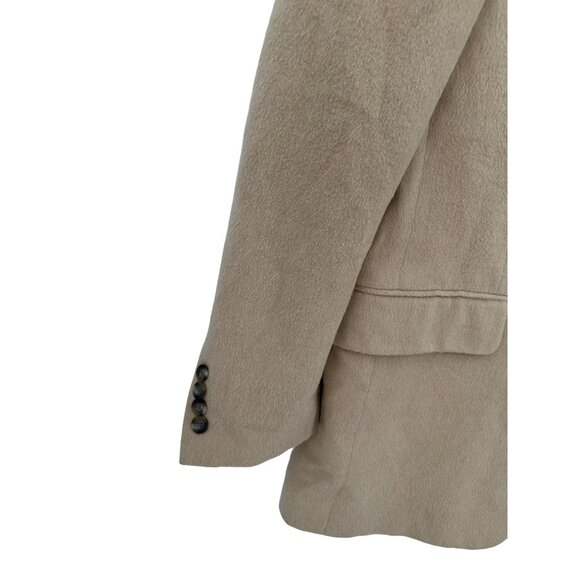 Jos. A Banks Camel Hair‎ Coat Jacket Mens Size 42L Luxury Minimalist - Picture 8 of 10